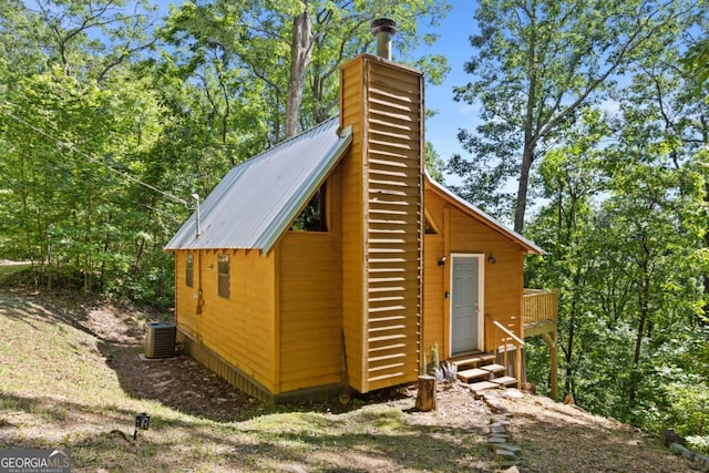 382 Highland Rd, Ellijay, GA 30540 - view of outdoor structure with central air condition unit