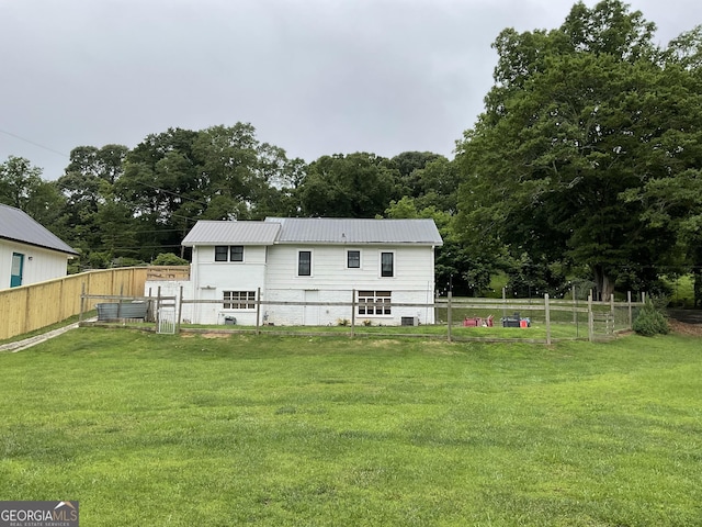 574 Lakeview Dr, Gainesville, GA 30501 - rear view of house with a metal roof