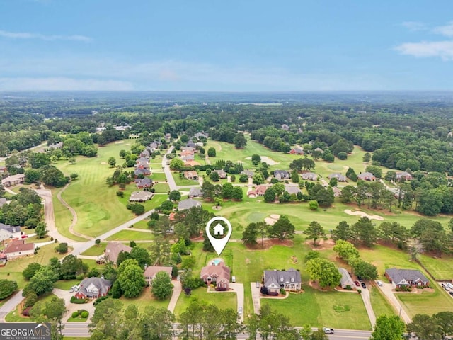 1535 Lake Dow Rd, Mcdonough, GA 30252 - aerial view of residential area with a golf course