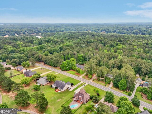 1535 Lake Dow Rd, Mcdonough, GA 30252 - drone / aerial view of a heavily wooded area