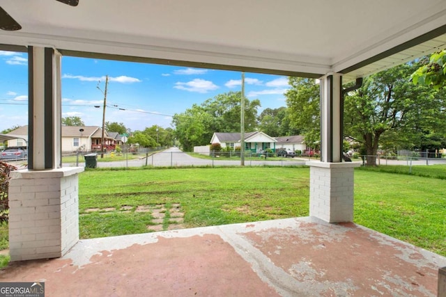 717 Morningside Dr, Dalton, GA 30721 - view of patio / terrace featuring a residential view