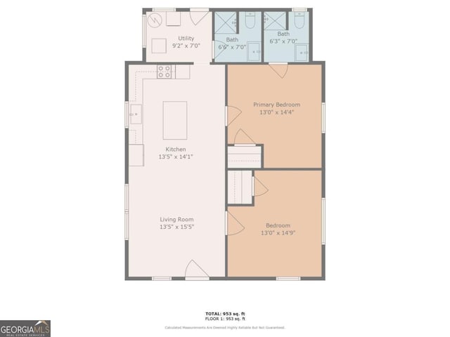 717 Morningside Dr, Dalton, GA 30721 - view of floor plan / room layout