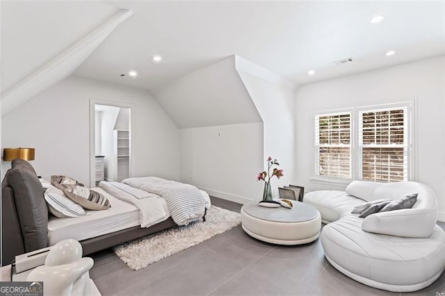 8610 Sentinae Chase Dr, Roswell, GA 30076 - bedroom with recessed lighting and vaulted ceiling