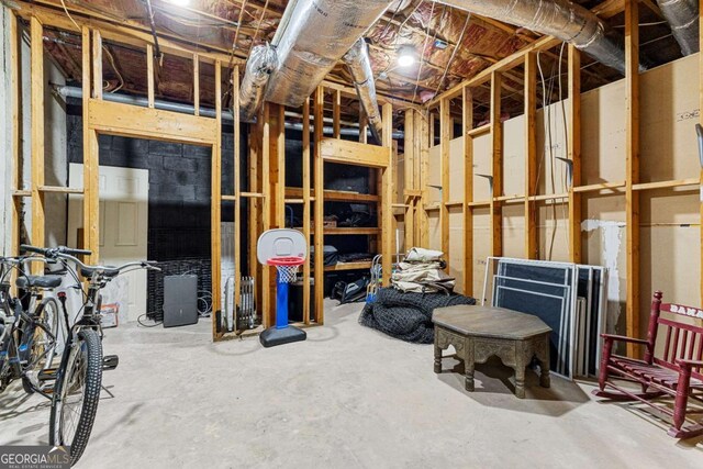 135 Mill Race Rd, Thomaston, GA 30286 - view of unfinished below grade area