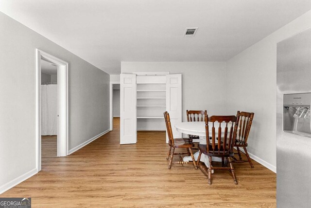 135 Mill Race Rd, Thomaston, GA 30286 - dining space featuring light wood-style floors and baseboards