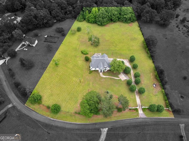 474 N Rover Rd, Williamson, GA 30292 - view of rural area with property parcel outlined