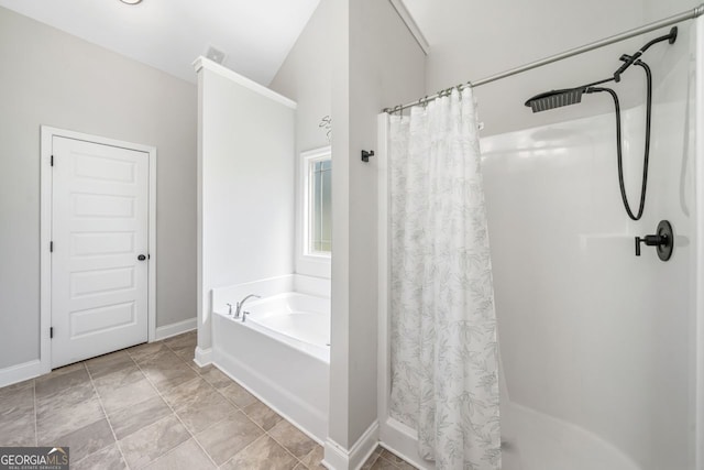 1010 Holliday Pass, Griffin, GA 30223 - full bathroom featuring a stall shower and a bath