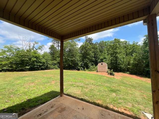 1010 Holliday Pass, Griffin, GA 30223 - view of green lawn with a patio
