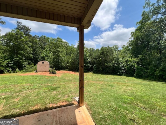 1010 Holliday Pass, Griffin, GA 30223 - view of grassy yard with a wooded view