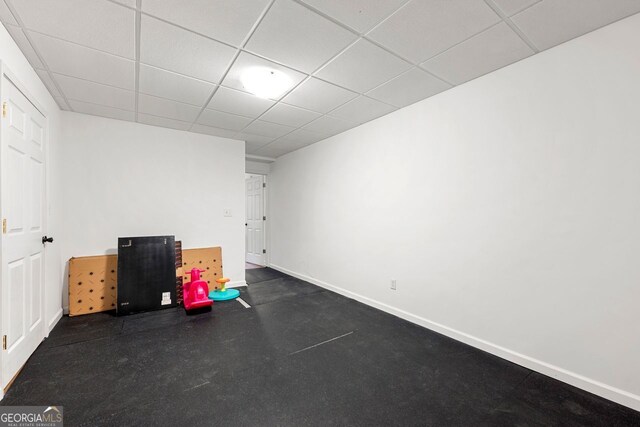 3714 Westbrooke Cir, Brookhaven, GA 30319 - unfurnished room with a paneled ceiling and baseboards