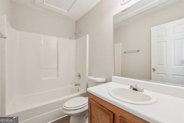 1177 Arlington Ave SW, Atlanta, GA 30310 - full bathroom with vanity, toilet, and shower / tub combination