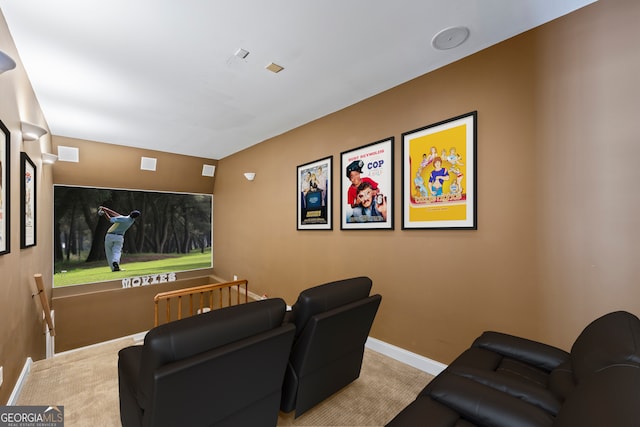 1451 Tappan Spur Dr, Watkinsville, GA 30677 - home theater room with carpet and baseboards
