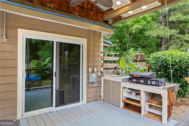 1451 Tappan Spur Dr, Watkinsville, GA 30677 - view of wooden deck