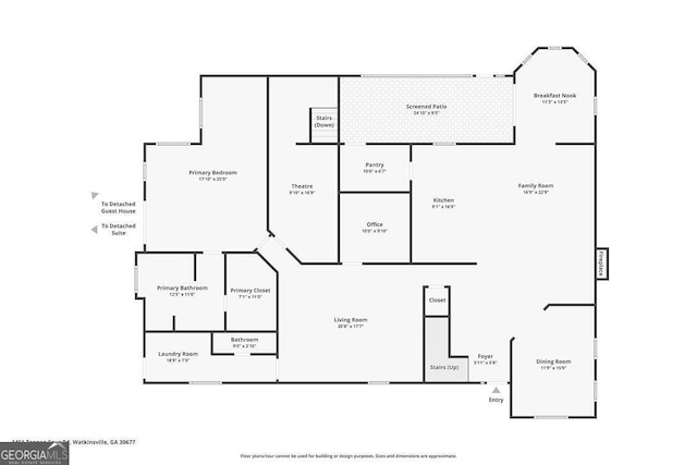 1451 Tappan Spur Dr, Watkinsville, GA 30677 - room layout