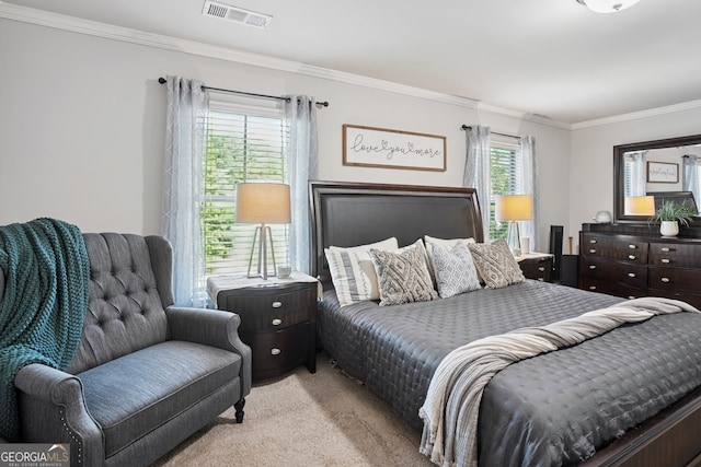 2127 Apple Orchard Way, Austell, GA 30168 - bedroom featuring carpet and ornamental molding