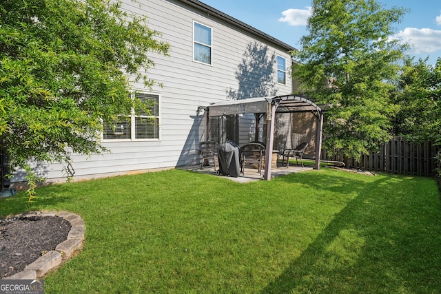 2127 Apple Orchard Way, Austell, GA 30168 - rear view of property with a pergola and a patio
