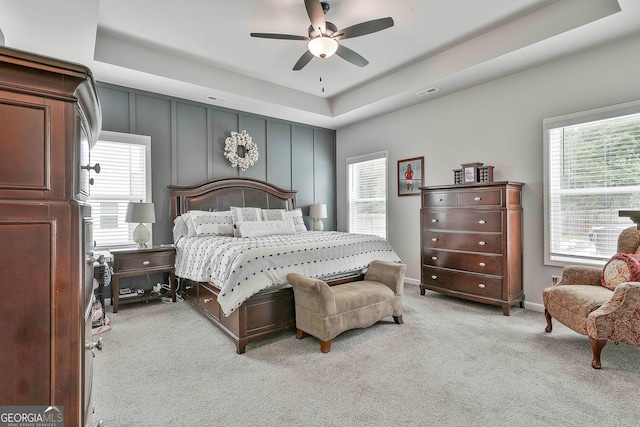 390 Cushing St, Senoia, GA 30276 - bedroom featuring multiple windows and light carpet