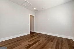 320 Dodd Ln, Alpharetta, GA 30005 - spare room with baseboards and wood finished floors