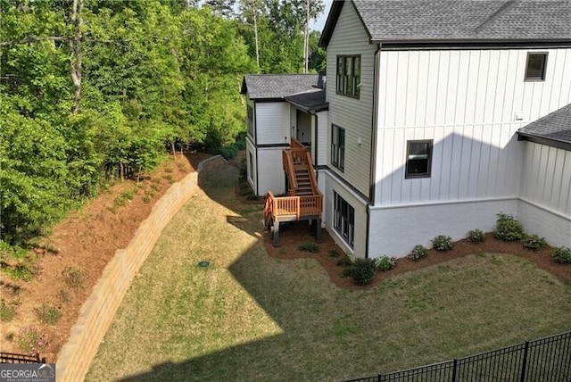 320 Dodd Ln, Alpharetta, GA 30005 - view of yard with stairs