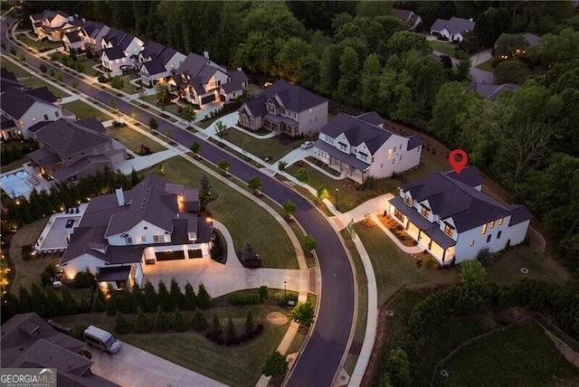 320 Dodd Ln, Alpharetta, GA 30005 - aerial view of property's location with nearby suburban area