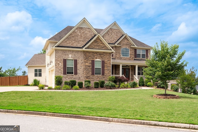 6585 Canyon Cv, Cumming, GA 30028 - craftsman inspired home with driveway and brick siding