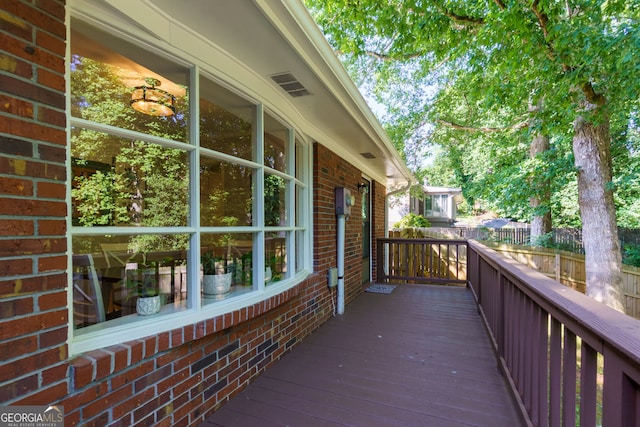 2121 Elysian Cir, Gainesville, GA 30501 - view of wooden deck