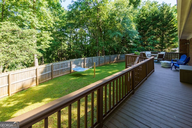 2121 Elysian Cir, Gainesville, GA 30501 - view of wooden deck