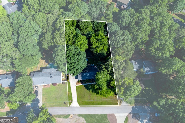 2121 Elysian Cir, Gainesville, GA 30501 - aerial view of property's location with property parcel outlined