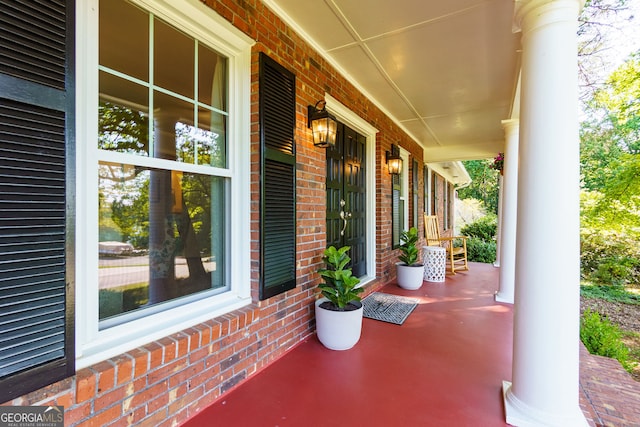 2121 Elysian Cir, Gainesville, GA 30501 - view of covered porch