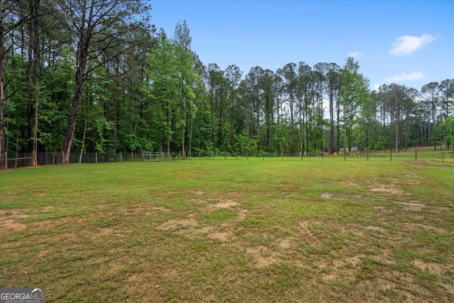 337 Paynes Lake Rd, Carrollton, GA 30116 - view of yard with a forest view
