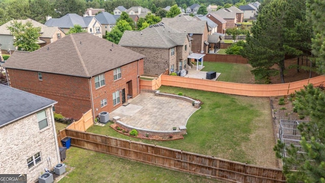 8744 Hamil Ct, Douglasville, GA 30135 - aerial perspective of suburban area
