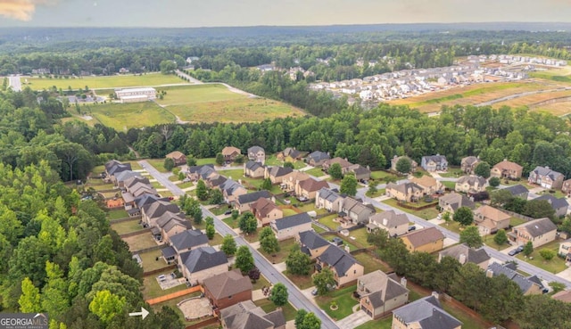 8744 Hamil Ct, Douglasville, GA 30135 - aerial view of property and surrounding area featuring nearby suburban area