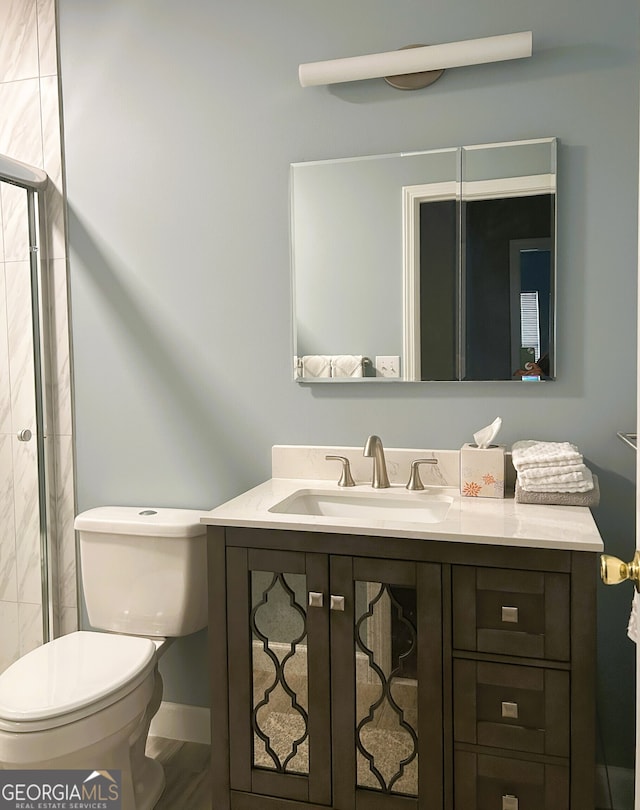 165 Woodgate Cir, Fayetteville, GA 30214 - full bath with toilet, vanity, and a shower stall