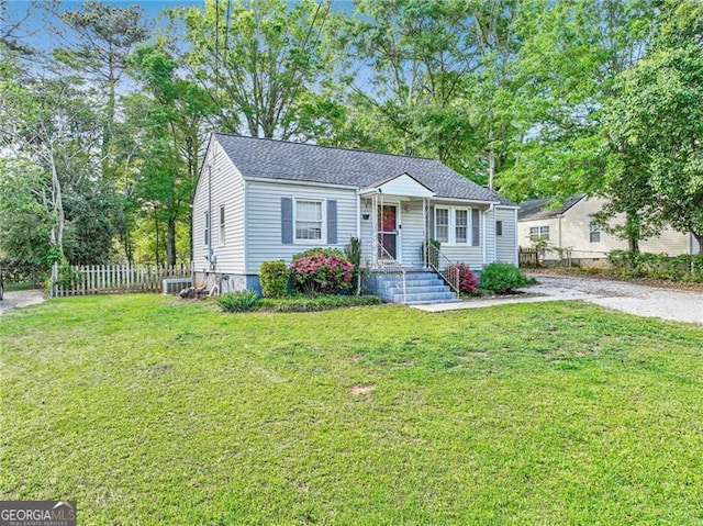 118 Greenwood St, Fairburn, GA 30213 - view of front facade with central AC