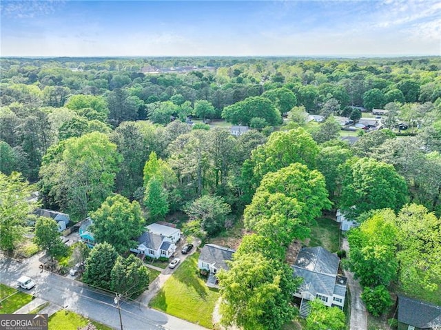 118 Greenwood St, Fairburn, GA 30213 - aerial overview of property's location with a heavily wooded area