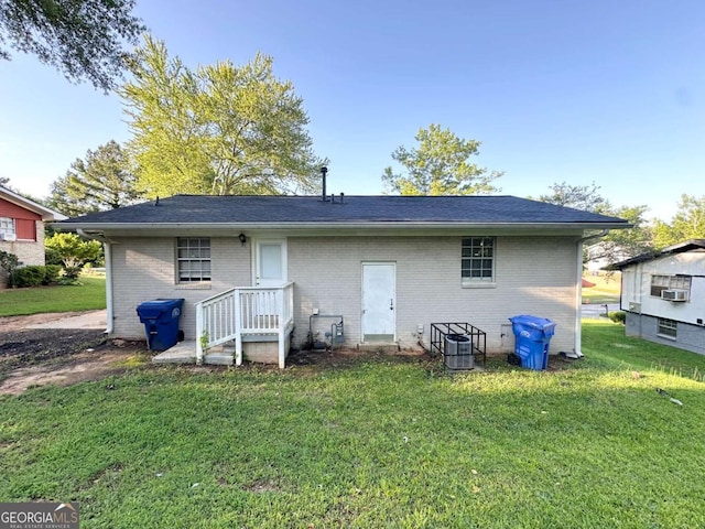 4039 Codel St NW, Atlanta, GA 30331 - rear view of property with a yard and brick siding