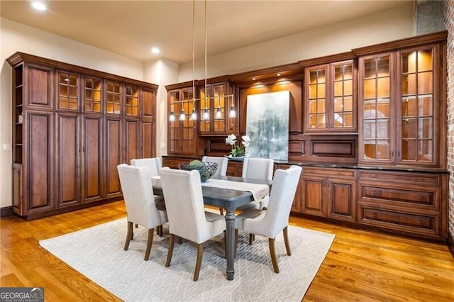 3180 Mathieson Dr NE Unit 1401, Atlanta, GA 30305 - dining room featuring light wood finished floors and recessed lighting