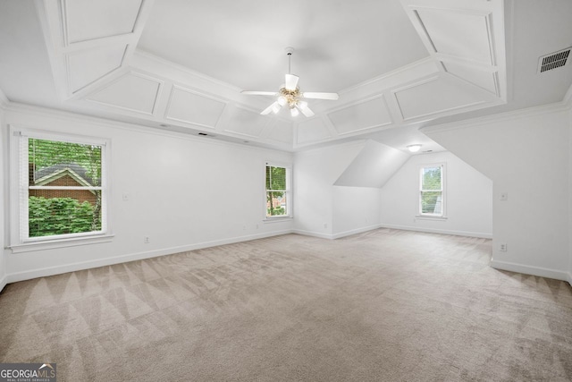 5190 Beech Forest Dr, Lilburn, GA 30047 - additional living space with carpet flooring, ceiling fan, and baseboards