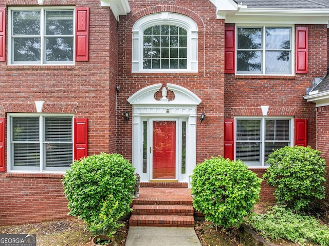 5190 Beech Forest Dr, Lilburn, GA 30047 - entrance to property featuring brick siding