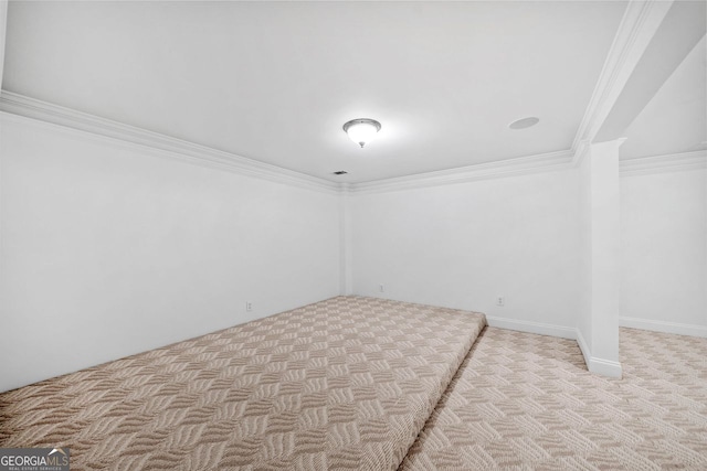 5190 Beech Forest Dr, Lilburn, GA 30047 - unfurnished bedroom with carpet and crown molding