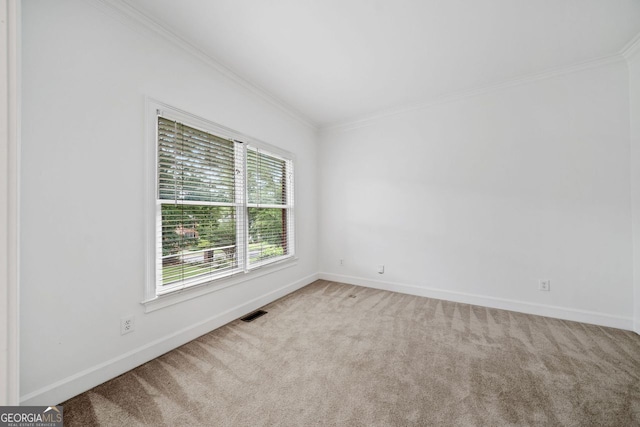 5190 Beech Forest Dr, Lilburn, GA 30047 - empty room featuring crown molding, carpet flooring, and baseboards