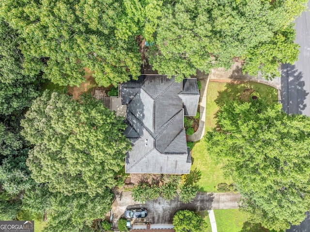 5190 Beech Forest Dr, Lilburn, GA 30047 - aerial view of property and surrounding area