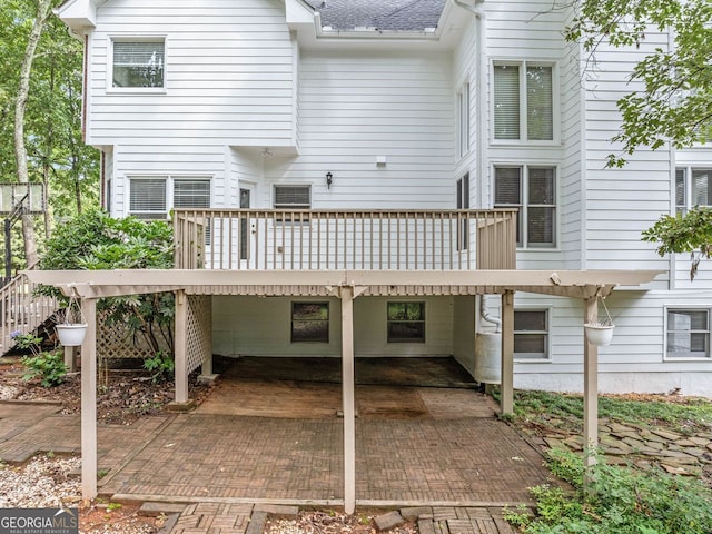 5190 Beech Forest Dr, Lilburn, GA 30047 - rear view of house with a deck