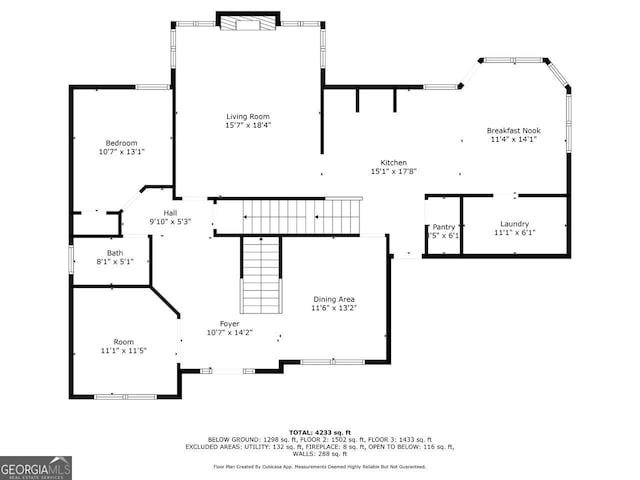 5190 Beech Forest Dr, Lilburn, GA 30047 - floor plan / room layout