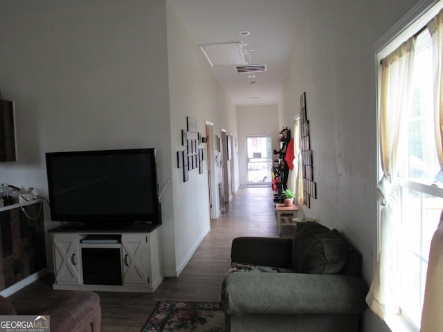 791 Anderson St, Macon, GA 31201 - living area with wood finished floors