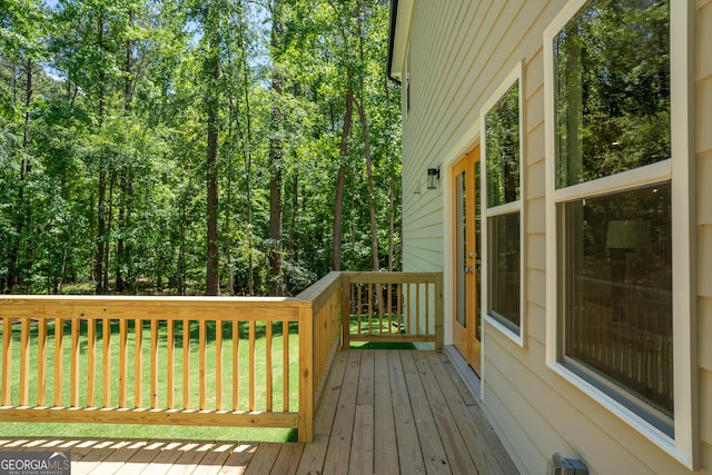 4366 Bradley Dr SW, Snellville, GA 30039 - deck featuring a yard