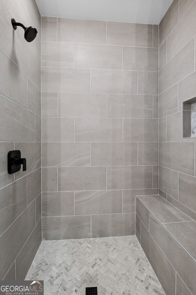 4002 Potter Way, Woodstock, GA 30188 - full bathroom featuring tiled shower