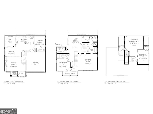 4002 Potter Way, Woodstock, GA 30188 - floor plan / room layout