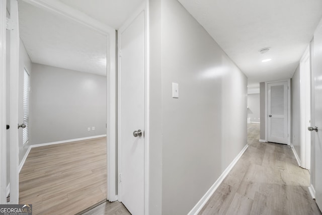 113 Tuxworth Cir, Decatur, GA 30033 - corridor with light wood-style flooring and baseboards