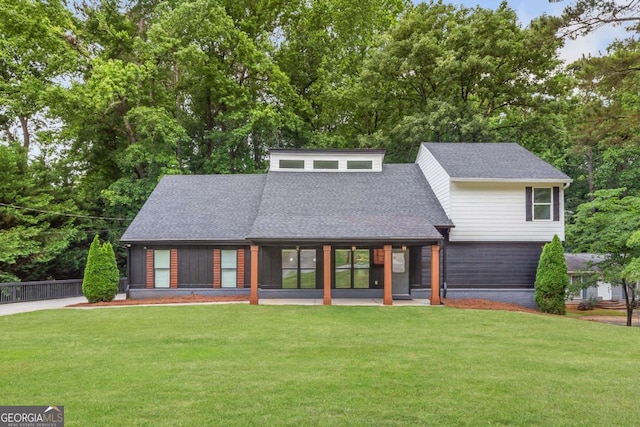 347 Chip Rd, Stone Mountain, GA 30087 - view of front of house featuring a shingled roof and view of scattered trees